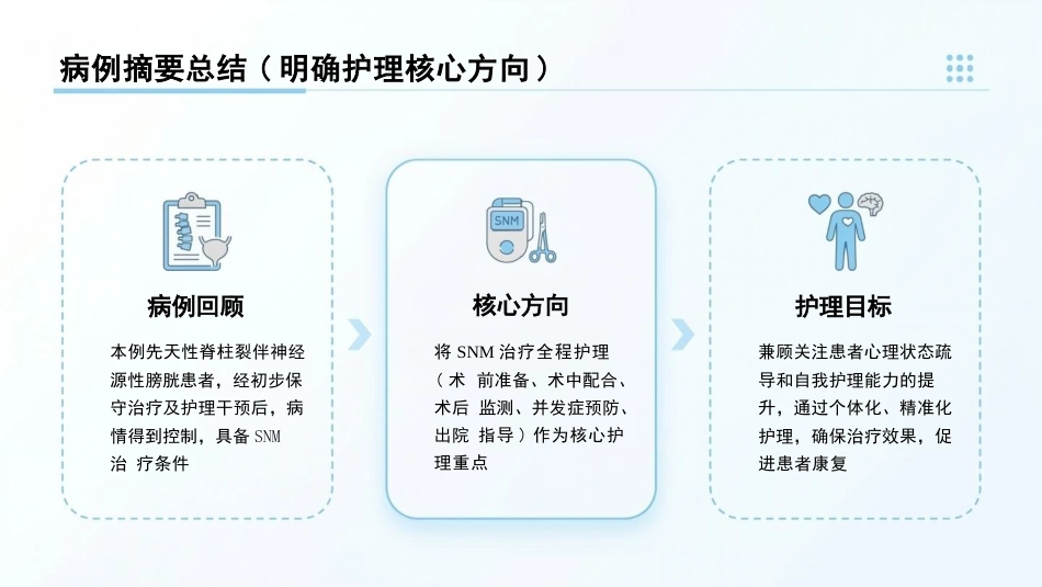 一例脊柱裂伴神经源性膀胱患者的SNM护理个案汇报_第12页