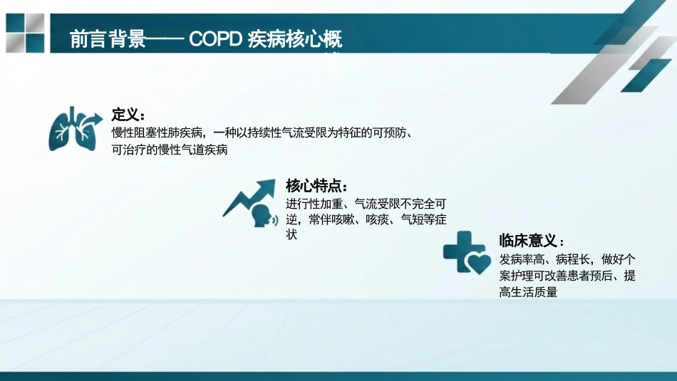 慢性阻塞性肺疾病患者循证个案护理(1)_第3页