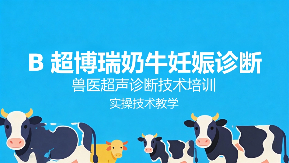 B超博瑞奶牛妊娠诊断_第1页