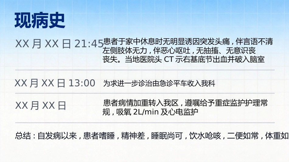 脑出血护理查房个案汇报_第6页