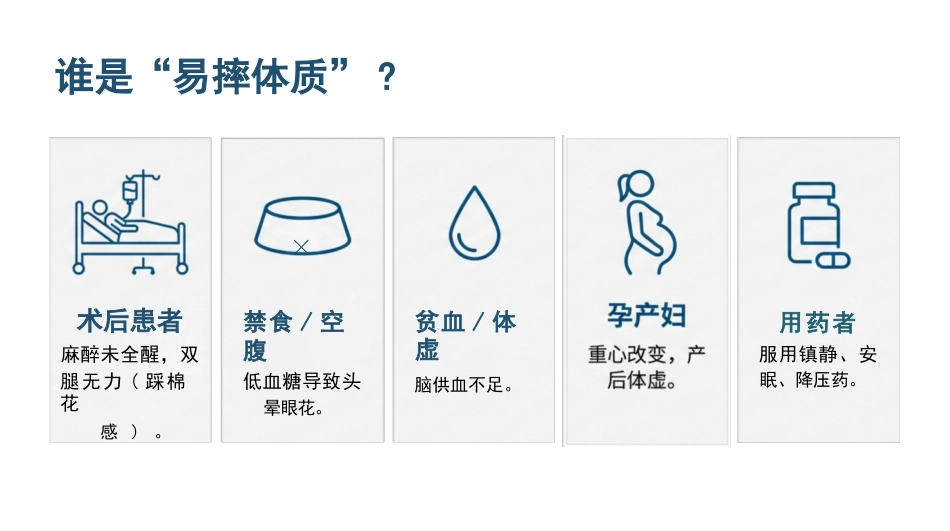预防跌倒与坠床健康宣教_第6页