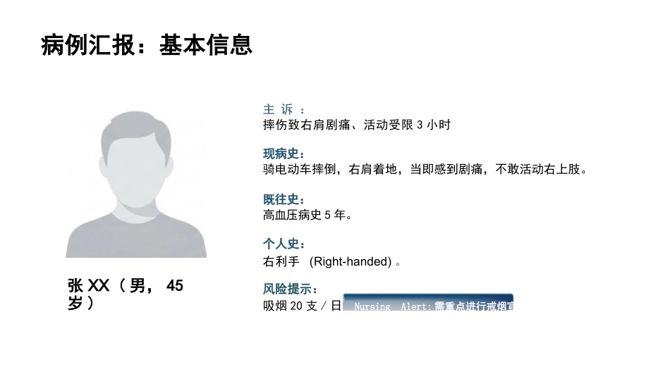 右锁骨骨折护理查房_第3页