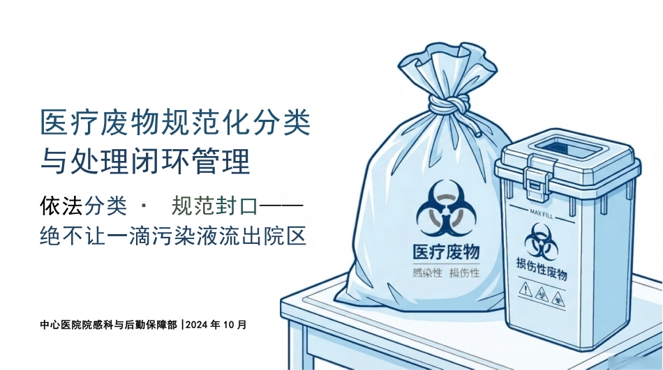 医疗废物规范化分类与管理_第1页