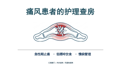 痛风患者护理查房