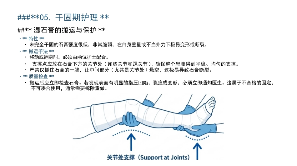 石膏固定术的护理查房_第10页