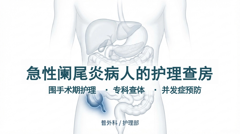 急性阑尾炎病人的护理_第1页