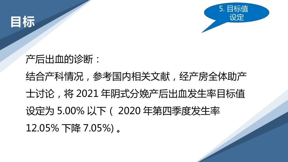 降低阴式分娩产后出血发生率-PDCA_第5页