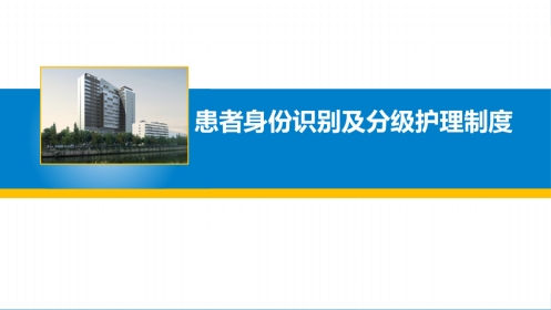 患者身份识别及分级护理制度