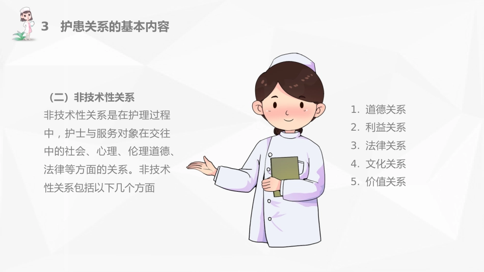 白色简约护患关系护患沟通技巧_第9页