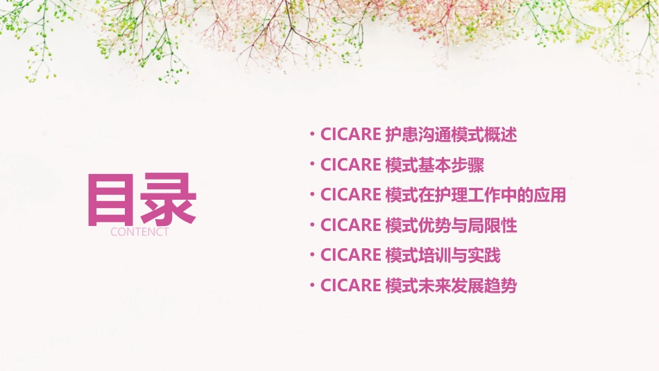 CICARE护患沟通模式PPT_第2页