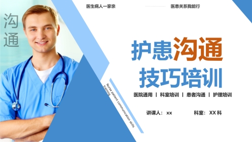 护患沟通技巧培训PPT模版