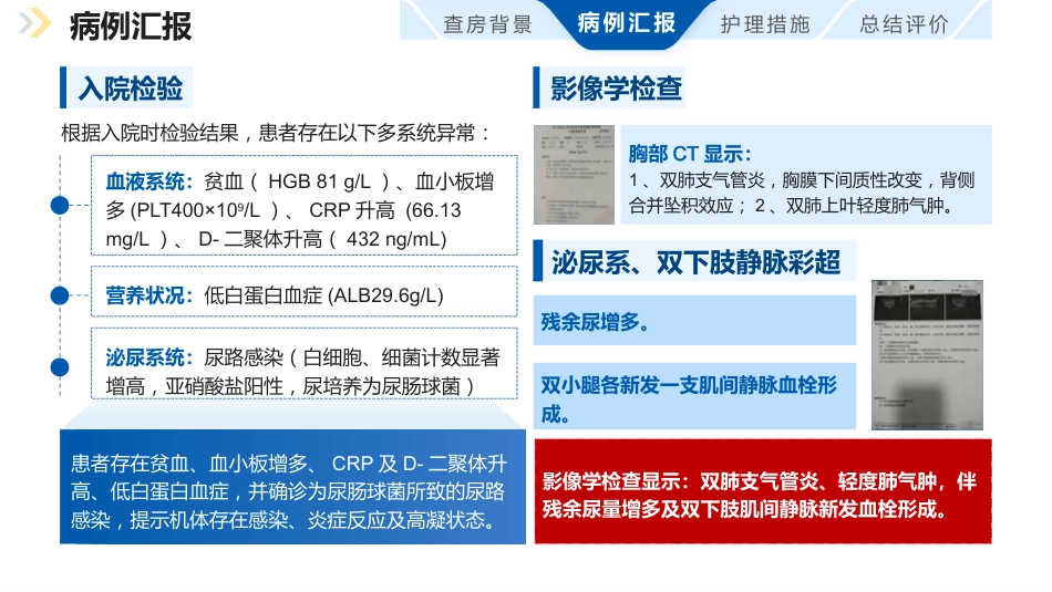 一例基于ACE理念的老年泌尿 系感染患者护理个案_第6页