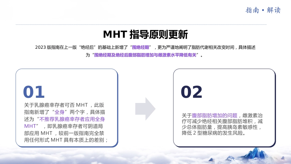 《中国绝经管理与绝经激素治疗指南2023版》解读_第10页