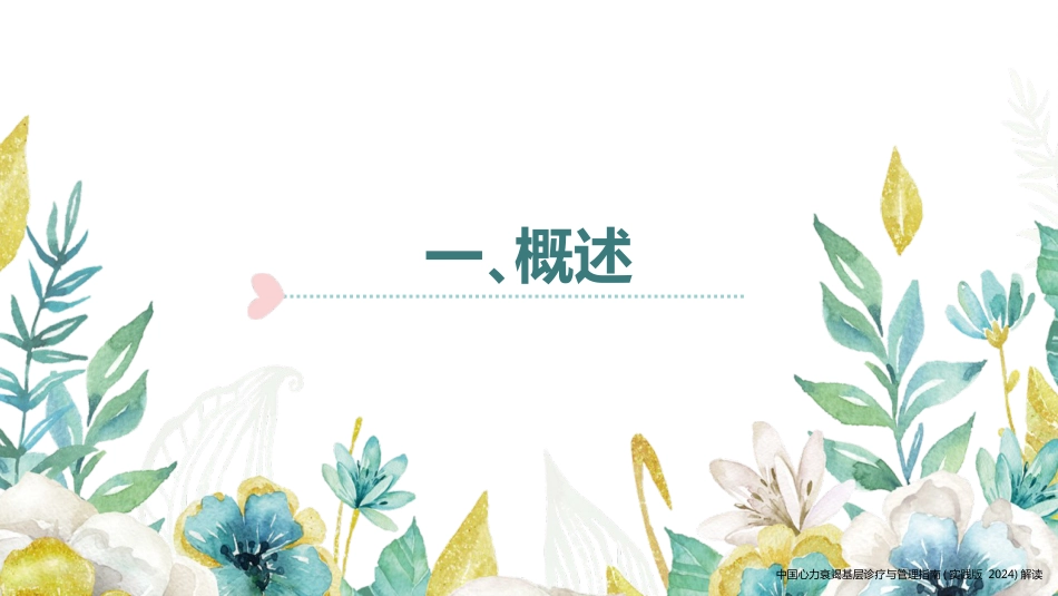 中国心力衰竭基层诊疗与管理指南(实践版2024)解读_第3页