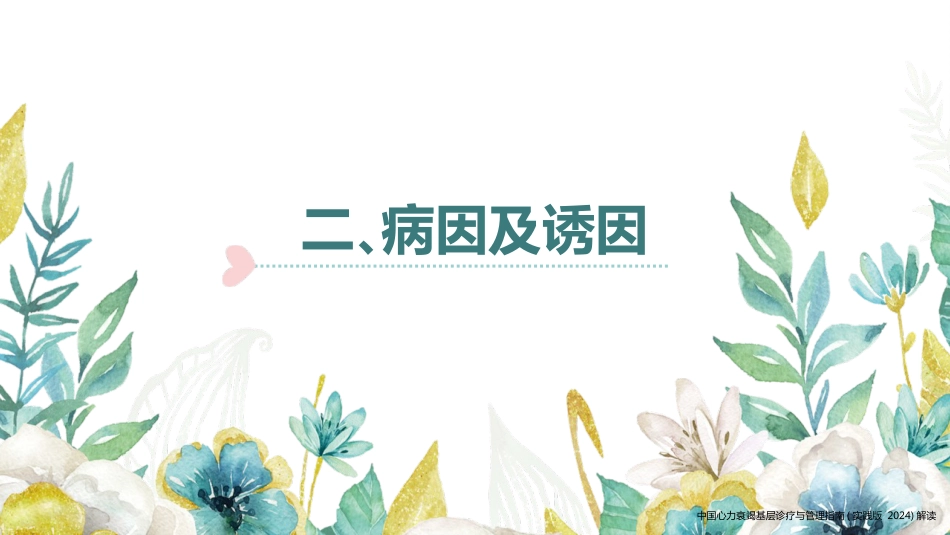 中国心力衰竭基层诊疗与管理指南(实践版2024)解读_第7页