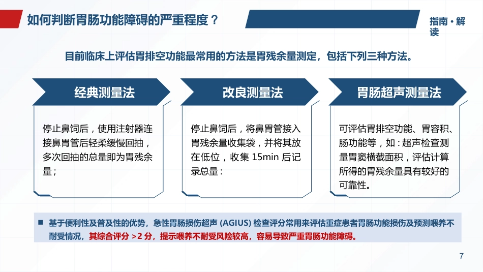 2025版本成人胃肠功能障碍患者营养治疗指南解读最终版_第7页