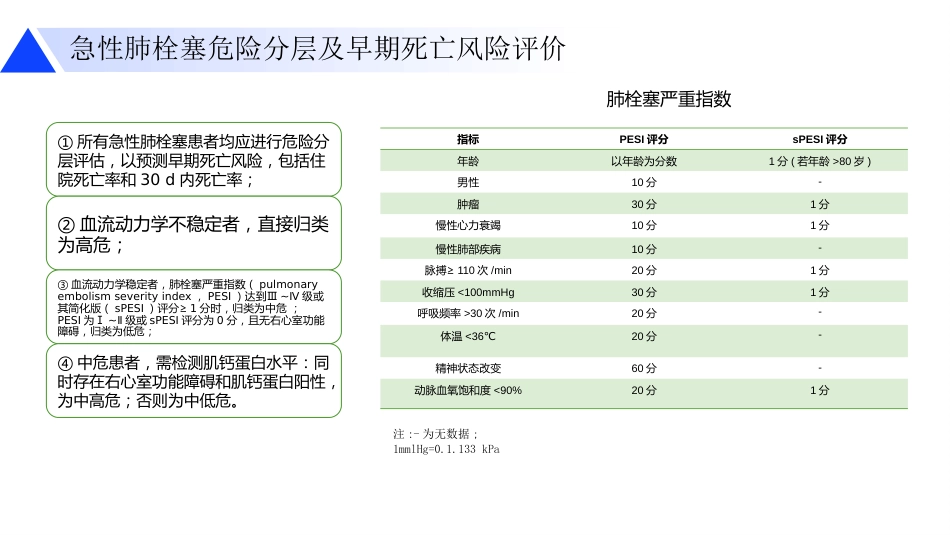 急性肺栓塞诊断和治疗指南更新要点解读_第11页