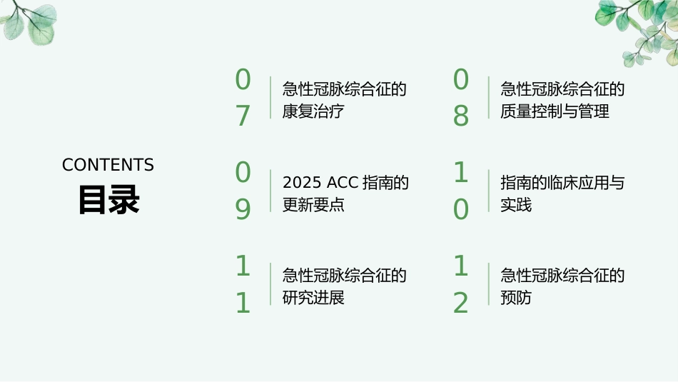 2025acc急性冠脉综合征指南解读ppt_第3页