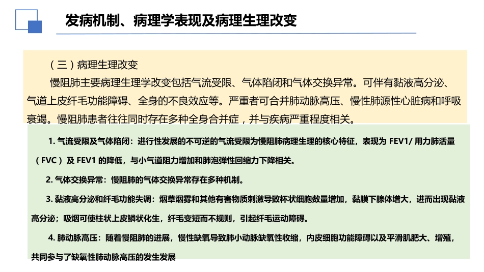 2024年慢性阻塞性肺病诊治指南(修订版)解读PPT_第10页
