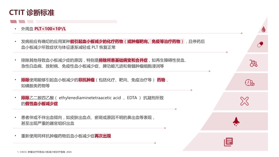 《2024-CSCO肿瘤治疗所致血小板减少症诊疗指南》解读_第8页