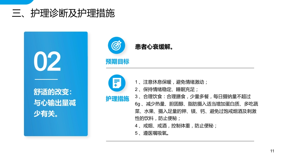 内科护理：心衰病人护理查房_第11页