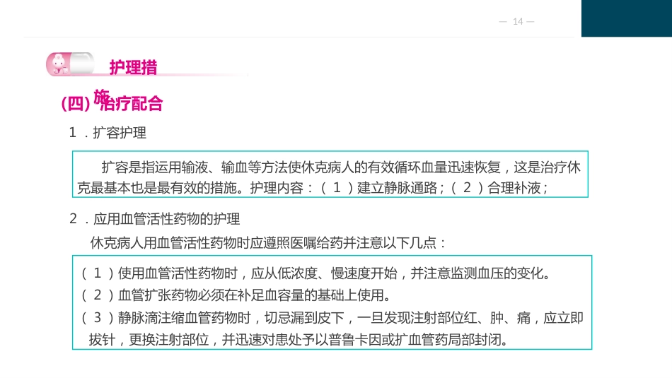 外科休克病人的护理_第14页