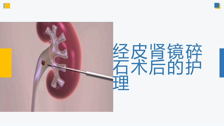 经皮肾镜碎石术后护理_第8页