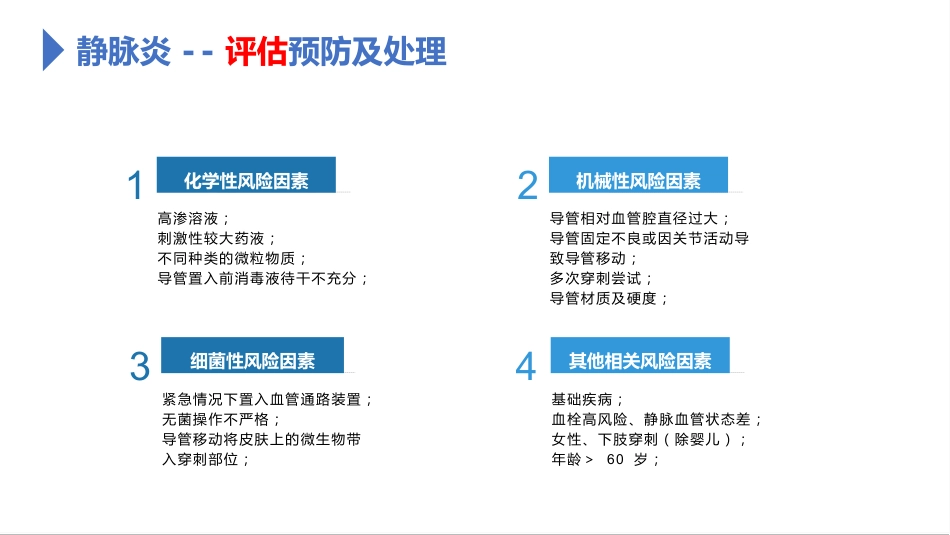 静脉导管常见并发症的预防及处理_第11页