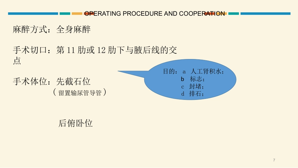 经皮肾镜碎石取石术护理配合PPT课件_第7页