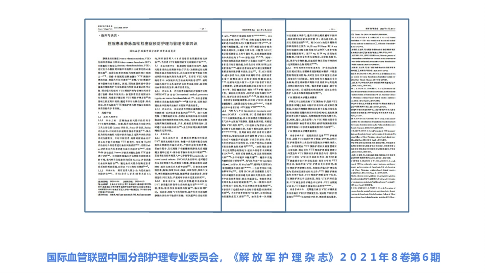 《住院患者静脉血栓栓塞症预防护理与管理专家共识》解读_第9页