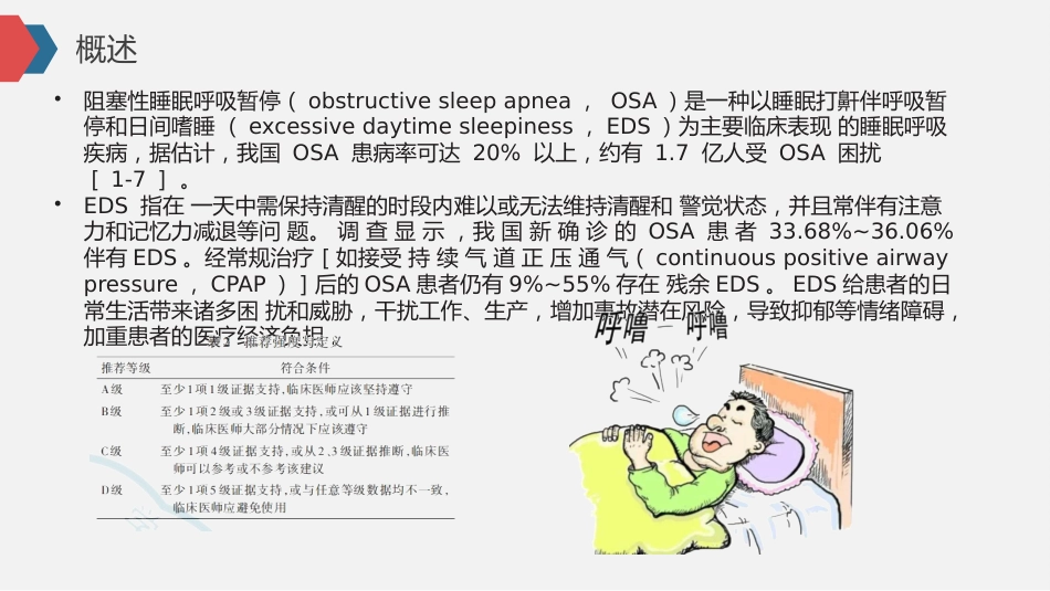 阻塞性睡眠呼吸暂停致日间嗜睡诊断与治疗专家共识_第2页