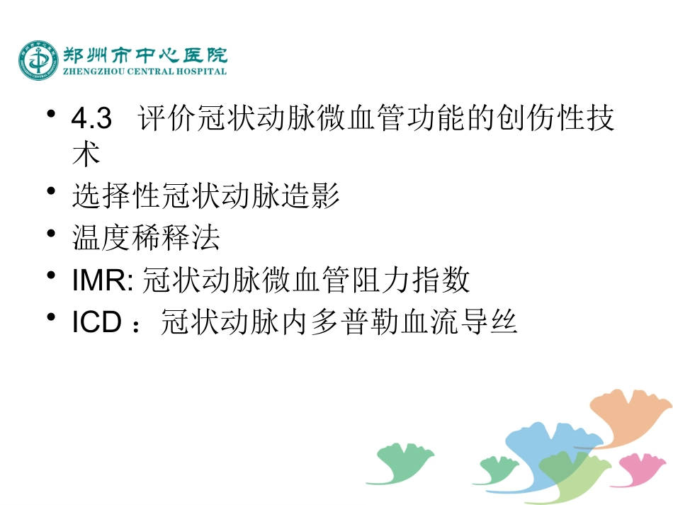 冠状动脉微血管疾病诊断和治疗的中国专家共识_第12页