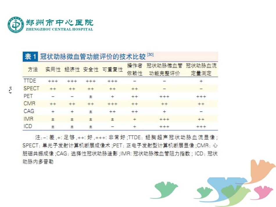 冠状动脉微血管疾病诊断和治疗的中国专家共识_第13页