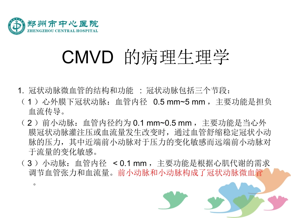 冠状动脉微血管疾病诊断和治疗的中国专家共识_第5页