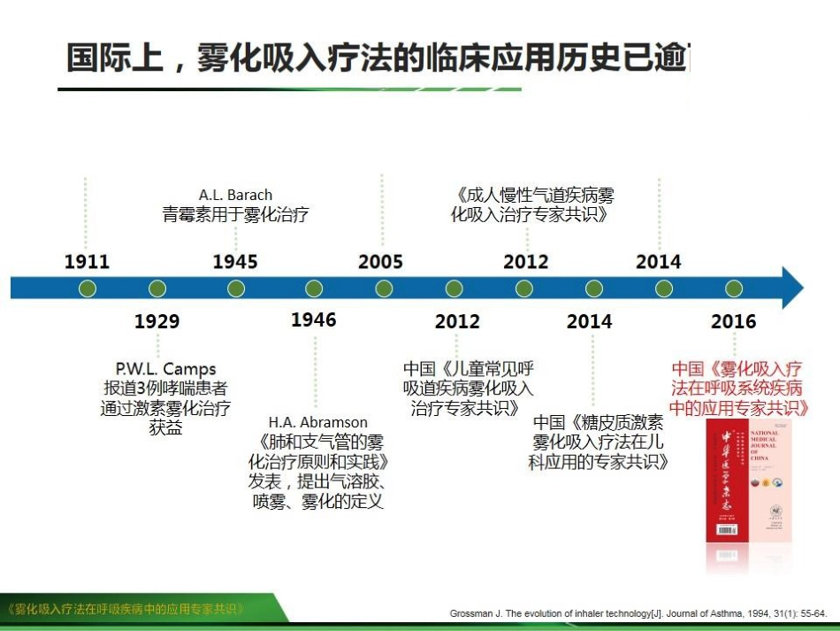 雾化吸入疗法在呼吸疾病中的应用专家共识_第9页