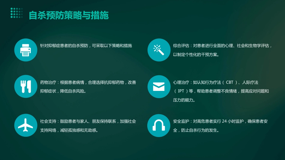 《精神科住院抑郁症患者自杀预防及护理干预措施专家共识》解读ppt课件_第9页
