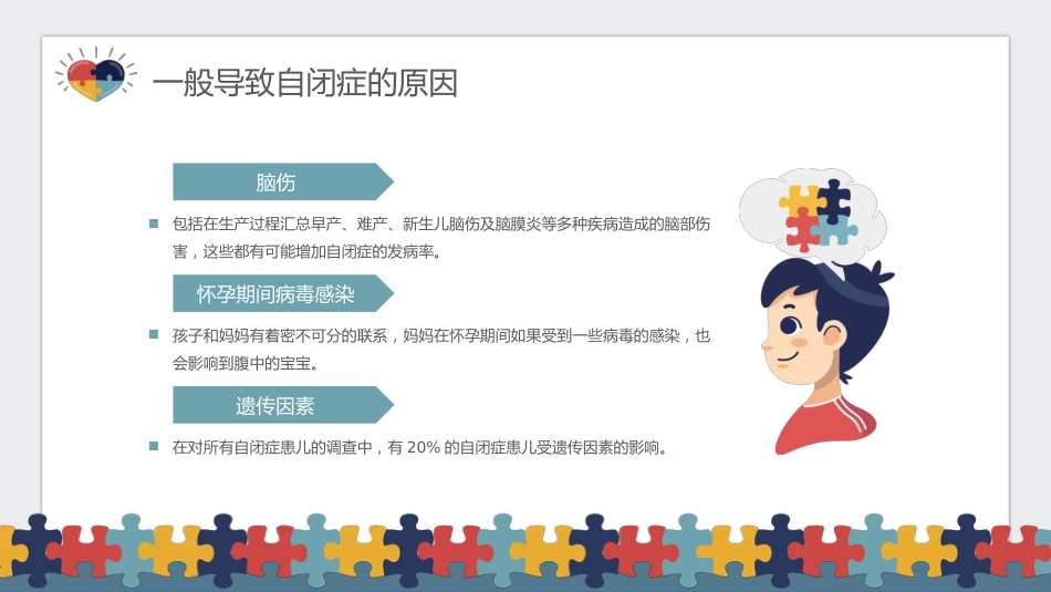 关爱自闭症儿童主题宣传教育PPT课件(带内容)_第11页