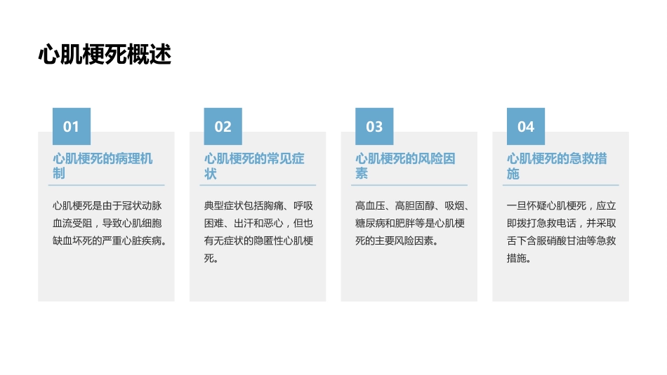 急性心肌梗死的健康宣教_第4页