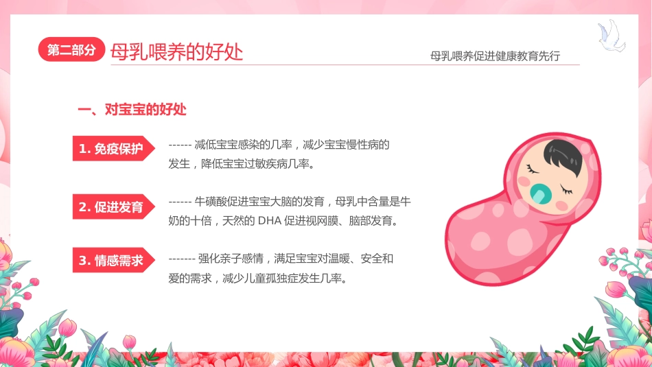 世界母乳喂养周健康宣传讲座PPT_第10页