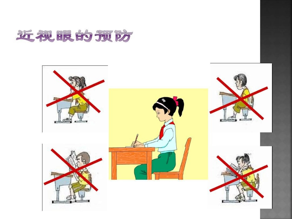 爱眼护眼预防近视27页PPT_第14页
