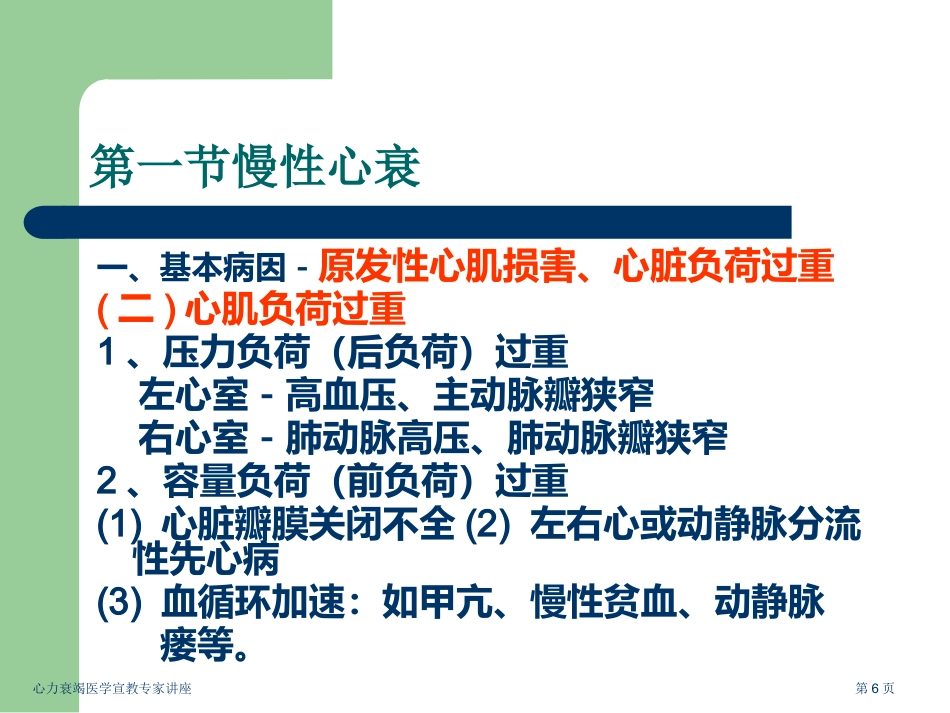 心力衰竭医学宣教专家讲座_第6页