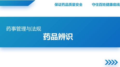 药品辨识