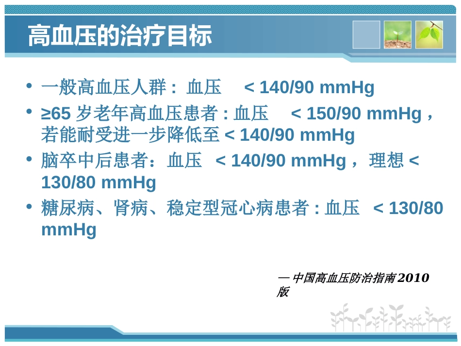 高血压药物规赔讲课_第7页