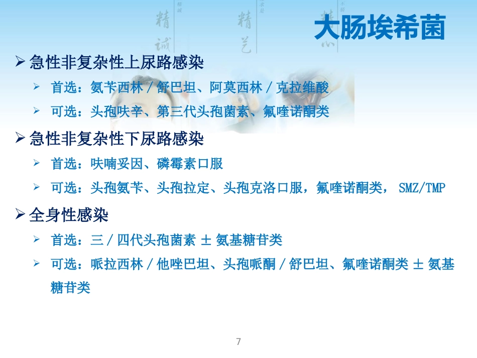 常见G菌及相关抗菌药物_第7页