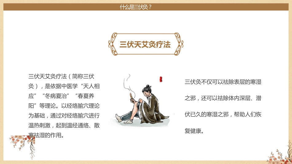 三伏灸养生-《中医疗法》专业图解风_第6页