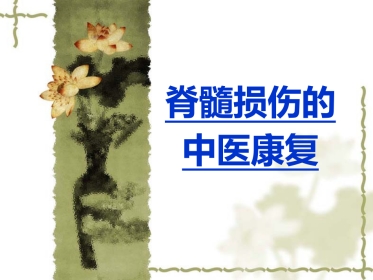 脊髓损伤的中医康复