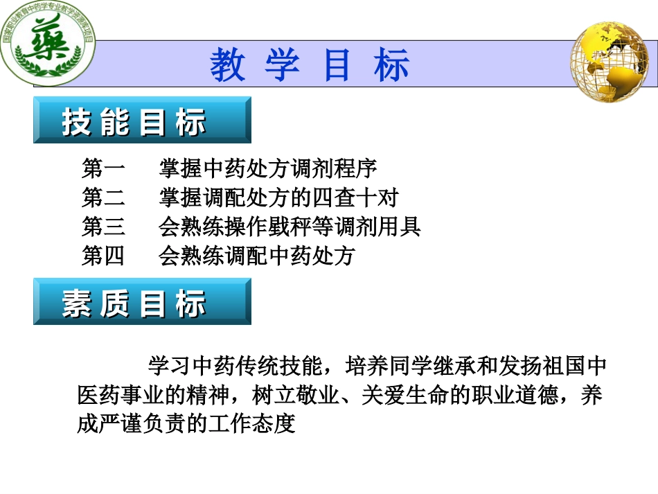中药处方调配技能课件_第2页