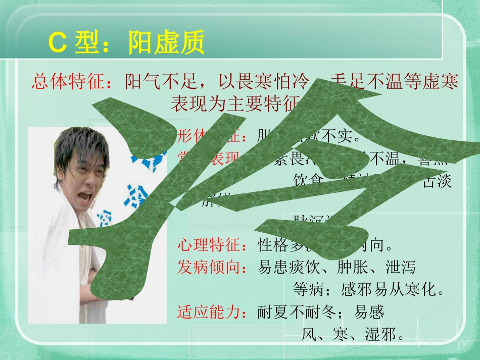 九种中医体质辨识课件(精编版)ppt_第10页