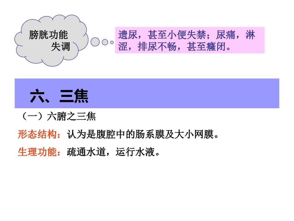 中医基础理论-六腑与奇恒之腑_第11页