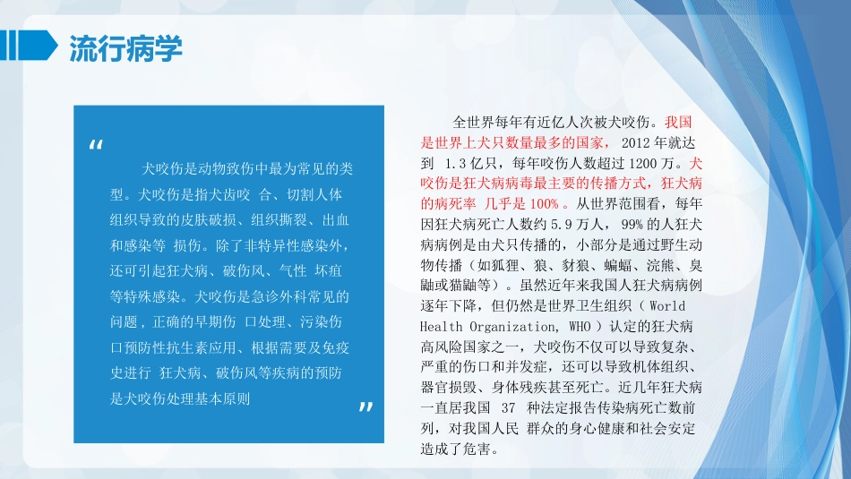 常见动物致伤诊疗规范(2021版)-犬咬伤诊疗规范_第4页